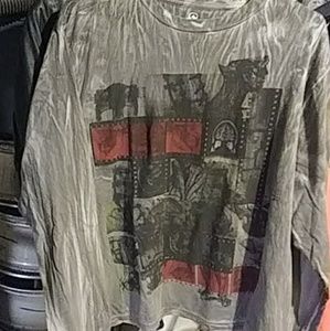 Mens decree long sleeve tee